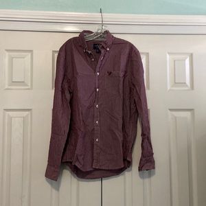 American Eagle pinstripe button down